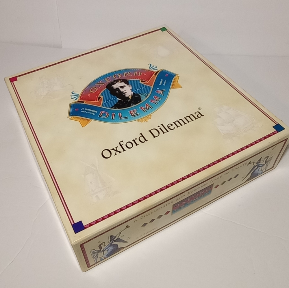 Oxford Dilemma 100% Complete Trivia Learning Board Game Spelling Bee Challenge